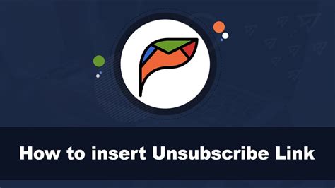 How To Insert Unsubscribe Link Cold Email Software Youtube