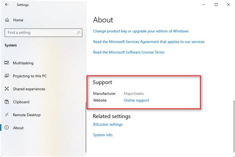 These are required to encode and decode audio or video formats. How to Add, Edit or Change OEM Information in Windows 10 ...