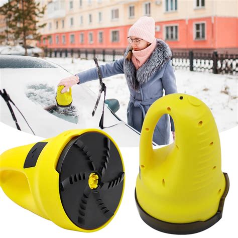 Electric Ice Scraper Battery Operated Window Ice Removal Tool Car