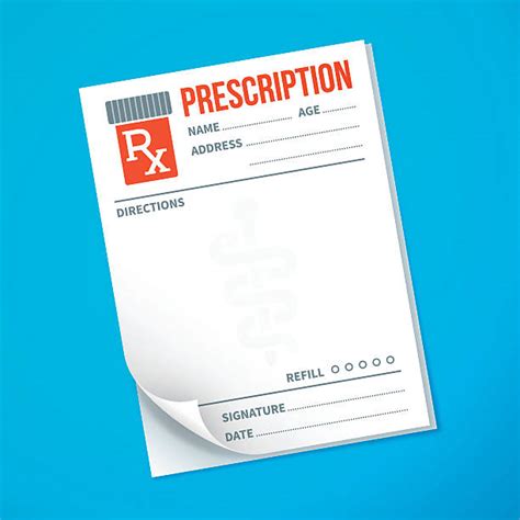Blank Prescription Clipart
