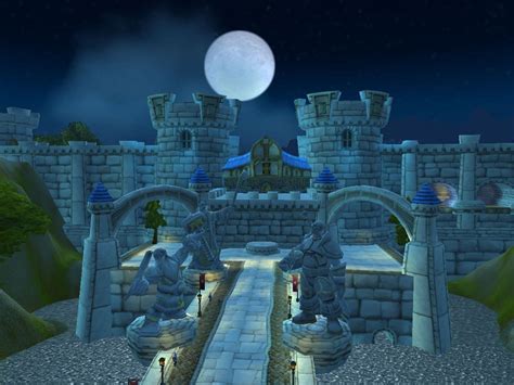 Stormwind City Entrance Warcraft World Of Warcraft Fantasy World