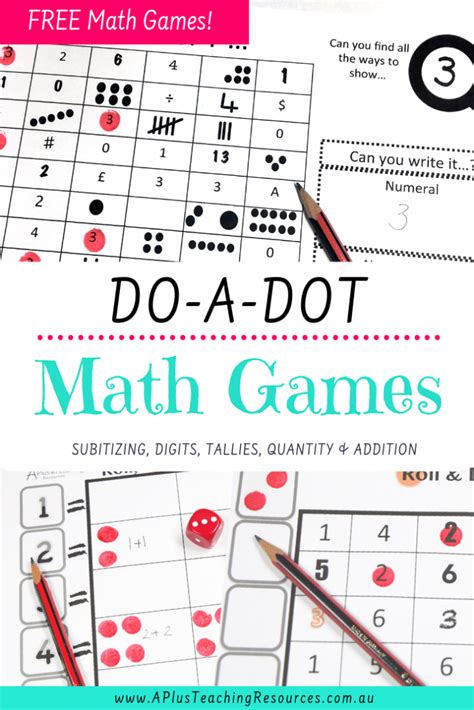 Free Dab And Dot Fact Fluency And Number Recognition Activities