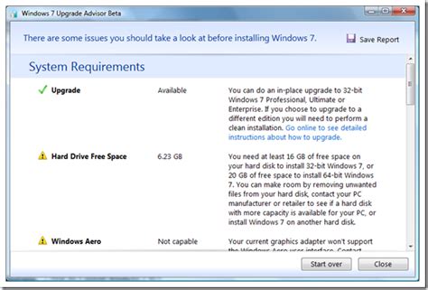 Windows 7 Upgrade Advisor Checks If Your Pc Can Handle Windows 7
