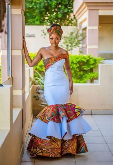 Wedding Bridal African Inspired Wedding Dress African Etsy