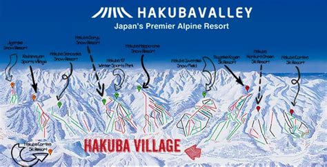 Zoom the map for more details. Hakuba Valley... Japan's Premier Alpine Resort! - Unique Japan Tours