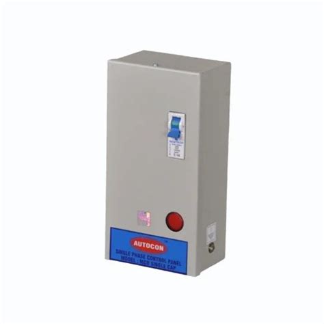 Autocon Single Phase Control Panel Mcb With Single Capacitor For