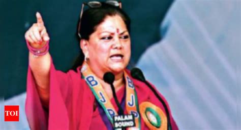 Vasundhara Raje Should Stop Thinking Of Becoming Rajasthan Cm Again Bjps Ex Mla Gyan Dev Ahuja