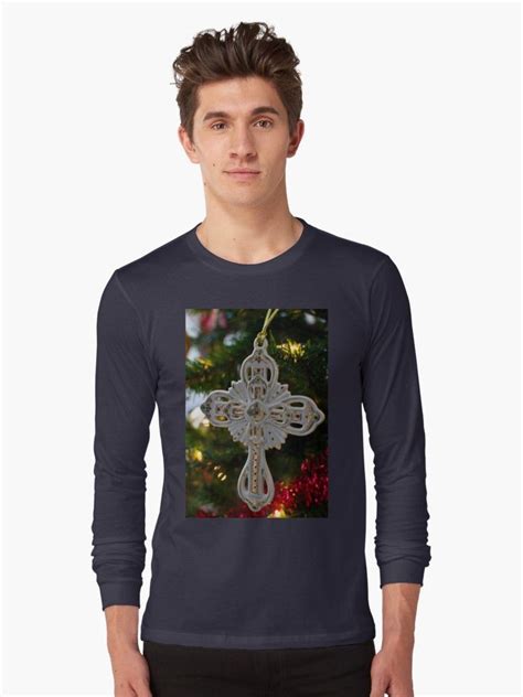 Christmas Cross Long Sleeve T Shirt For Sale By Alexabbottphoto