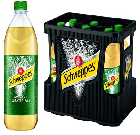 Schweppes Ginger Ale 6x1l Pet Pfand 240€ Getränke Taxi