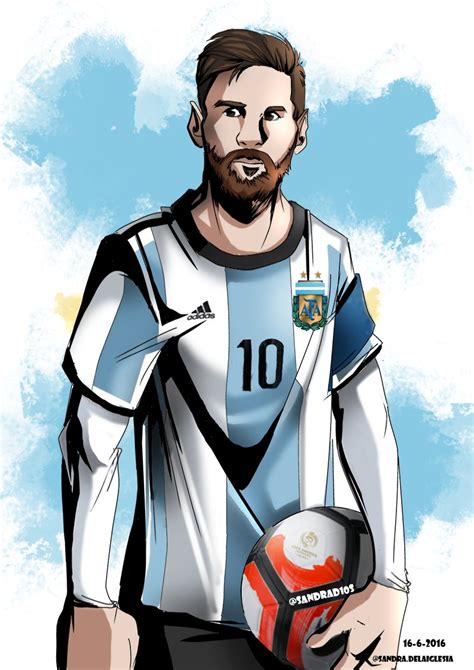 Messi Animado Para Dibujar Dibujo De Leo Messi Drawin
