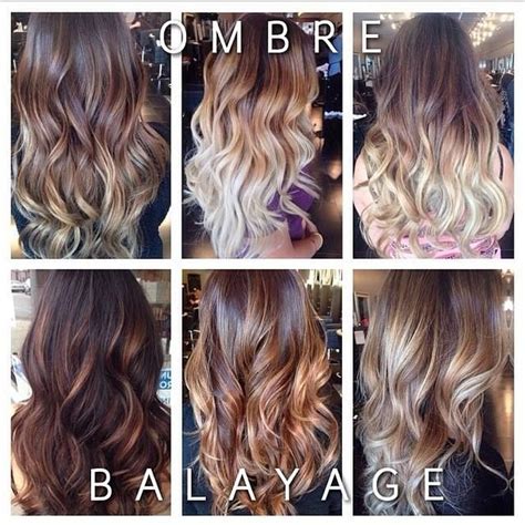 Ombre Vs Balayage Ombr Has A Much Heavier Placement To Create A