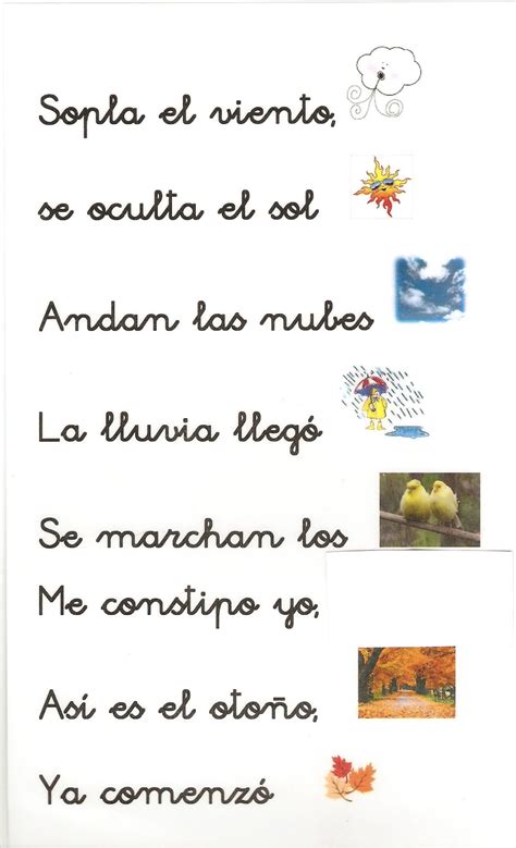 Poemas y rimas del otoño para niños de preescolar y ...