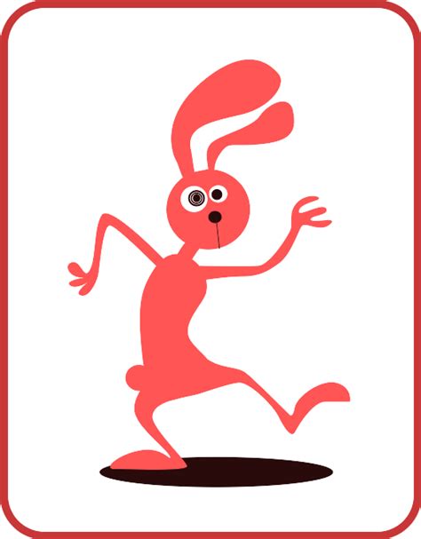Dancing Rabbit Svg Clip Arts Download Download Clip Art Png Icon Arts