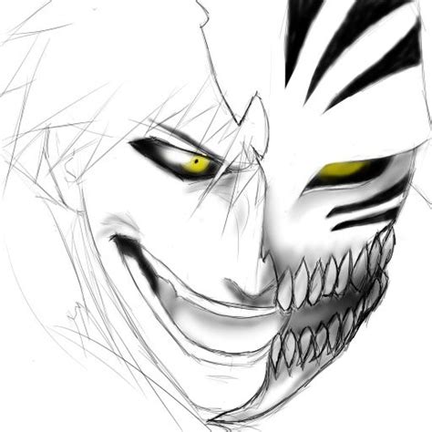 Ichigo Hollow Sketch At Explore Collection Of