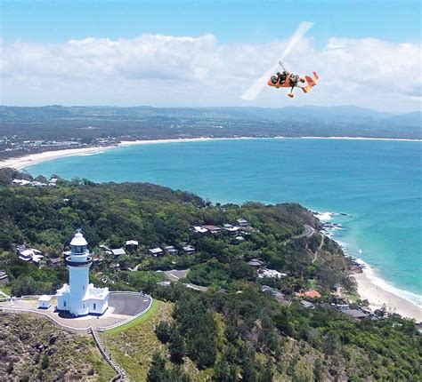 30min Byron Bay Lighthouse Ti Flight Byron Bay Gyrocopters Australia