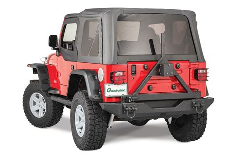 Rugged Ridge Xtreme Heavy Duty Rear Bumper And Tire Carrier In Textured