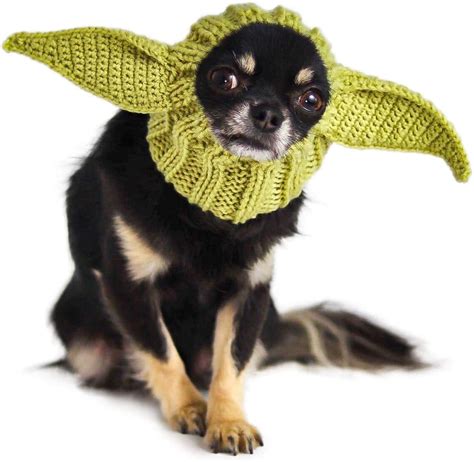 Zoo Snoods Baby Yoda Costume For Dogs And Cats Small Warm