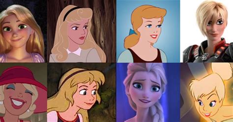 Disney Characters With Blonde Hair