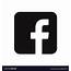 Facebook Logo Icon Social Media Symbol Royalty Free Vector