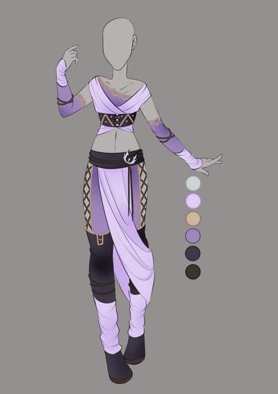 Mar Commission 01 Outfit Design By Violetky On Deviantart Purple