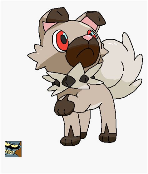 Pokemon Coloring Pages Rockruff Hd Png Download Transparent Png