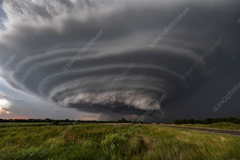 Supercell Thunderstorm Kansas Usa Stock Image C0420038 Science