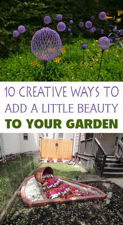 10 Creative Ways To Add A Little Beauty To Your Garden