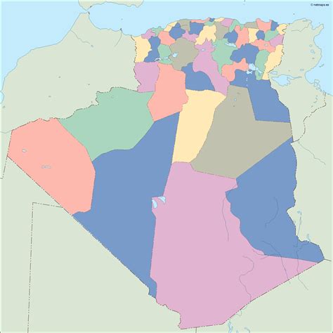 Algeria Blind Map Vector Eps Maps Eps Illustrator Map Vector World Maps The Best Porn Website