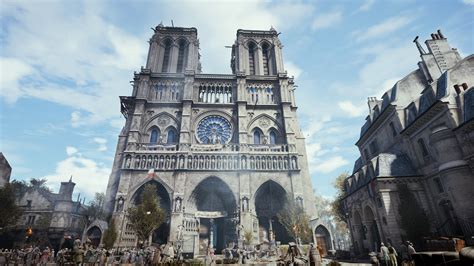 Assassin S Creed Unity Notre Dame Screenshots Artworks