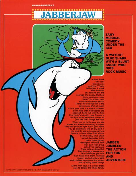 Hanna Barbera Style Guide Plate Jabberjaw Ebay Kids Cartoon