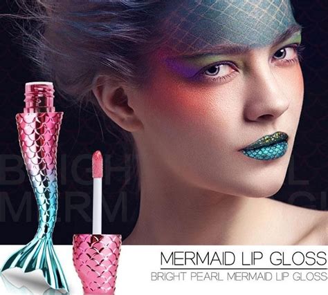 Mermaid Lip Gloss Holographic Lips Lip Tattoo Lipstick Tattoo