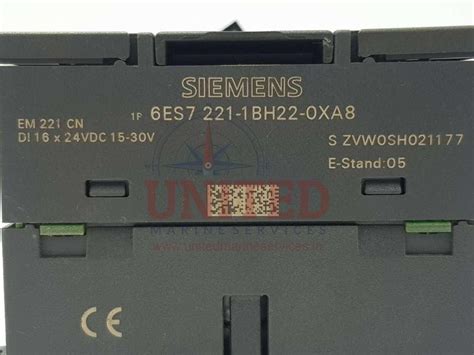 Siemens Em 221 Cn Dc Digital Input 6es7 221 1bh22 0xa8 E Stand 05