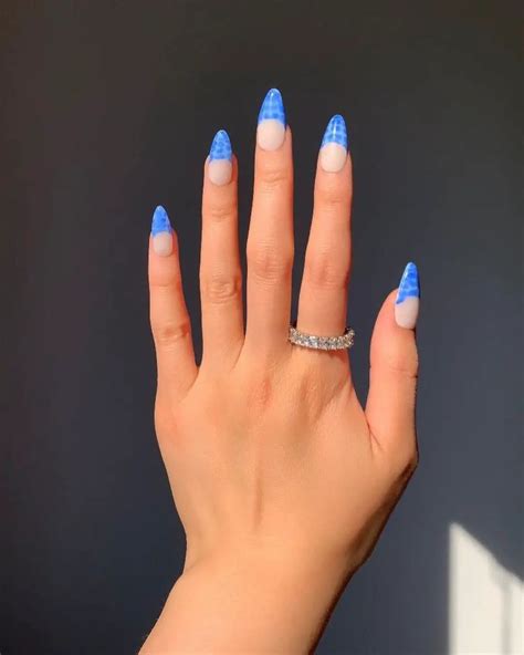 80 Worth Copying Summer Nail Designs For 2022 Morningko Blue Gel Nails Summer Gel Nails Cute
