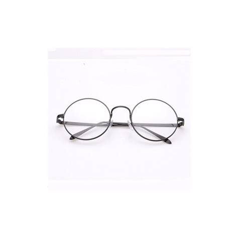 Unisex Metal Vintage Round Eyeglass Frame Clear Lens Full Rim Glasses