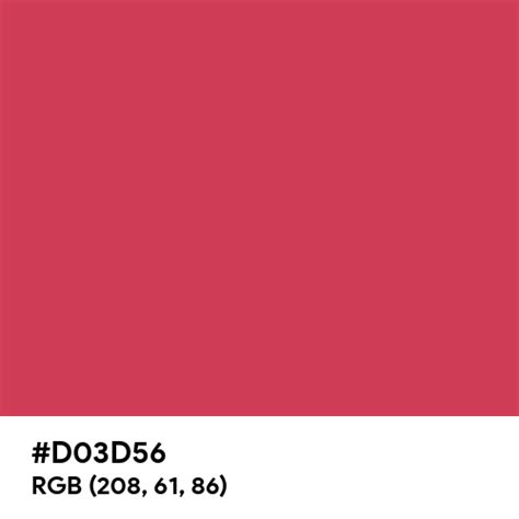Light Maroon Color Hex Code Is D03d56