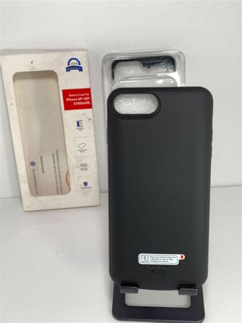 Swaller Battery Case For Iphone 8 Plus7 Plus 5500mah Slim Portable