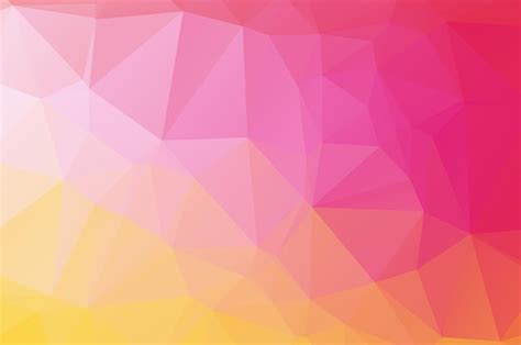 Fondo De Cristal Poligonal Rosa Patrón De Diseño De Polígono Vector
