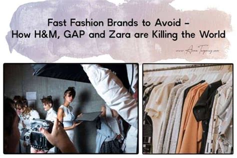 Fast Fashion Brands To Avoid Unethical Clothing Brands