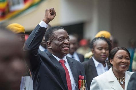 Zimbabwe Le Nouveau Président Mnangagwa Succède Officiellement à