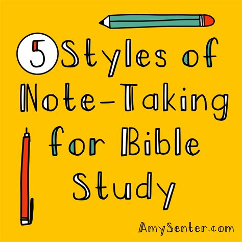 Creating A Bible Note Taking System That Works For You
