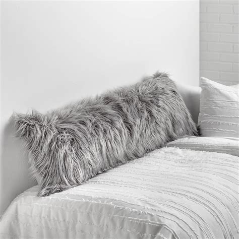 Dormify Faux Mongolian Body Pillow Cover Dorm Essentials Dormify