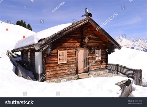 Mountain Cabin In The Alps Stock Photo 99084578 Shutterstock