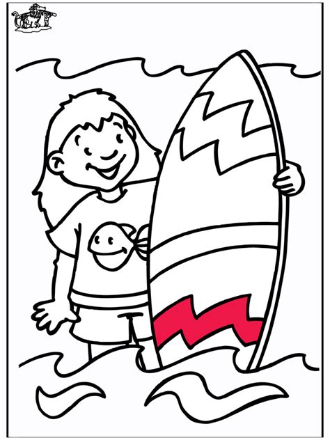 Surfing Animals Coloring Book 513 Svg File Cut Cricut Free Svg