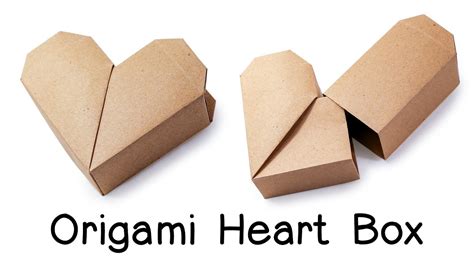Origami Heart Box Instructions Diy Tutorial Paper Kawaii Youtube