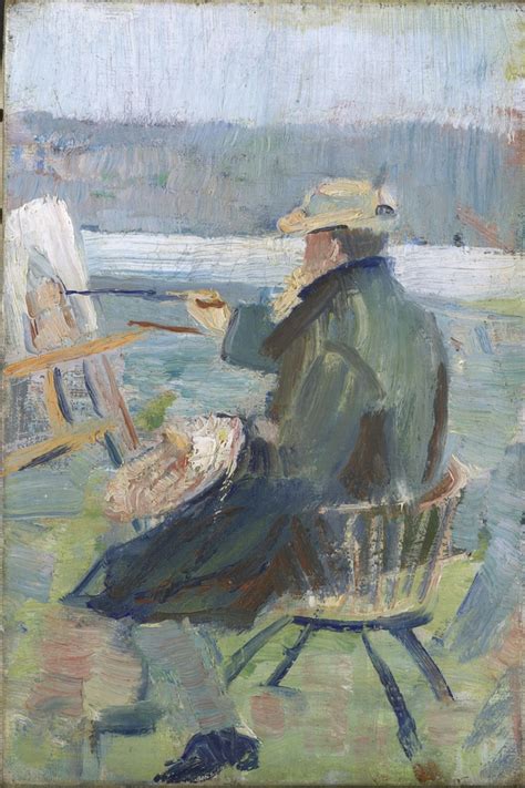 Christian Krohg At The Easel Oda Krohg Artwork On Useum