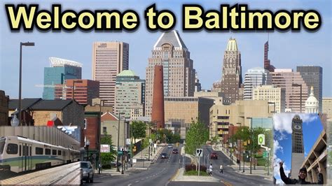 Baltimore City Maryland Baltimore Downtown Youtube