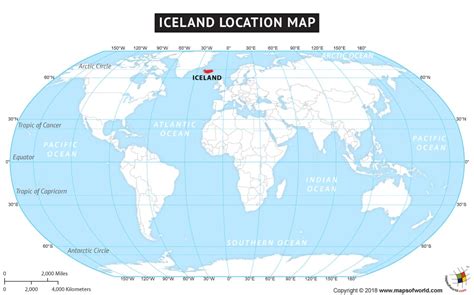 Where Is Iceland On World Map Location Of Iceland On Map
