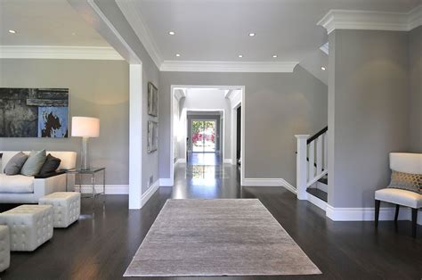 Beautiful Dark Floors Grey Walls Grey Walls Home House Interior