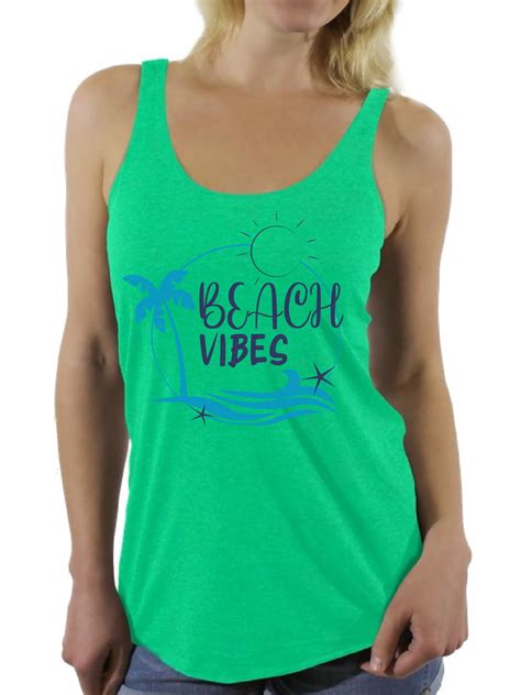 Awkward Styles Summer Racerback Tank Top Shirt For Her Racerback Top For Ladies Beach Vibes