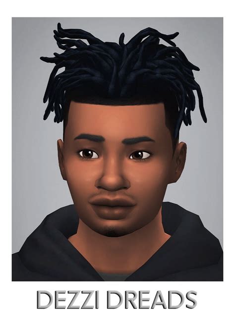 Dezzi Dreads Sims Hair Sims Hair Cc Sims 4 Cc Hair